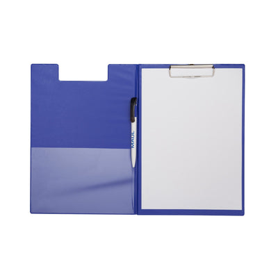 Maul -  Klembordmap  a4 staand pvc met penlus blauw | 48 stuks