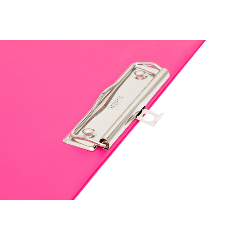 Maul -  Klembord  a4 staand pvc neon roze | 12 stuks