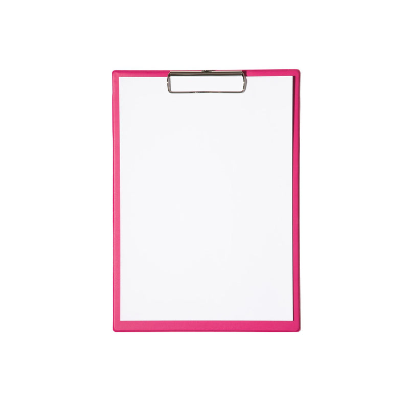Maul -  Klembord  a4 staand pvc neon roze | 12 stuks