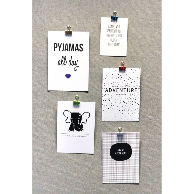 Maul -  Papierklem  215 7mm + 9mm 24st assorti | 24 stuks