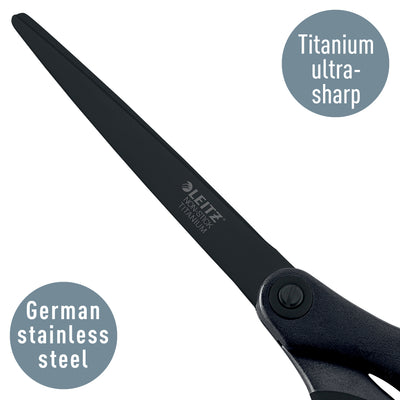 Leitz -  54206095 buro- knutselschaar Kantoorschaar Rechte knip Zwart
