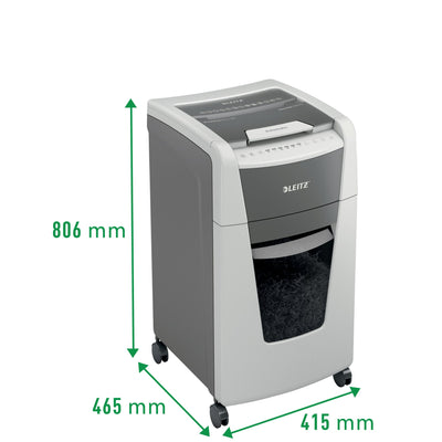Leitz -  80160000 papiervernietiger Microversnippering 55 dB 22 cm Grijs, Wit