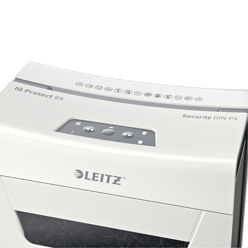 Leitz -  80910000 papiervernietiger 55 dB Grijs, Wit
