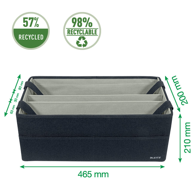 Leitz -  64440089 opslagdoos Stof/Weefsel