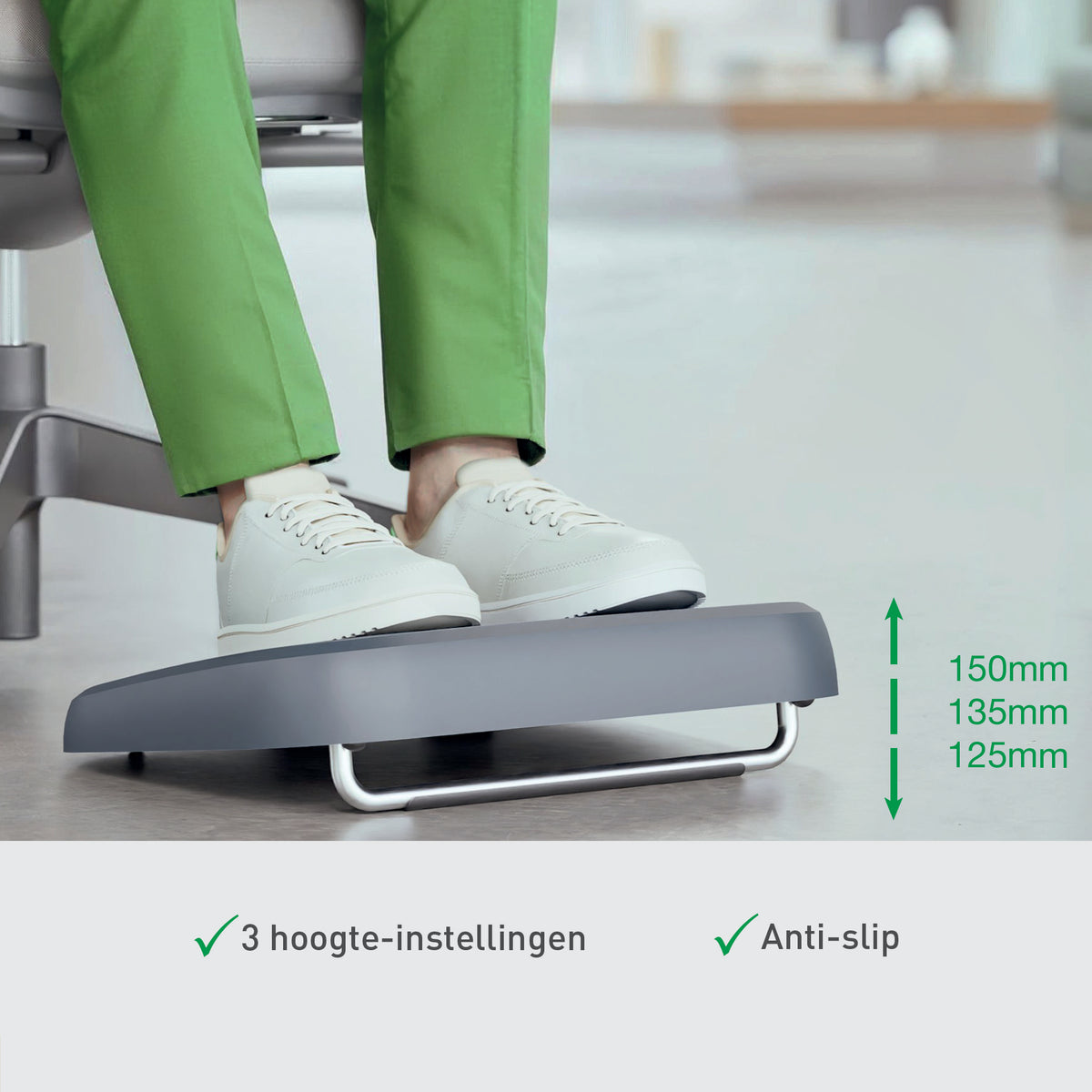 Leitz -  65460089 voetsteun Grijs