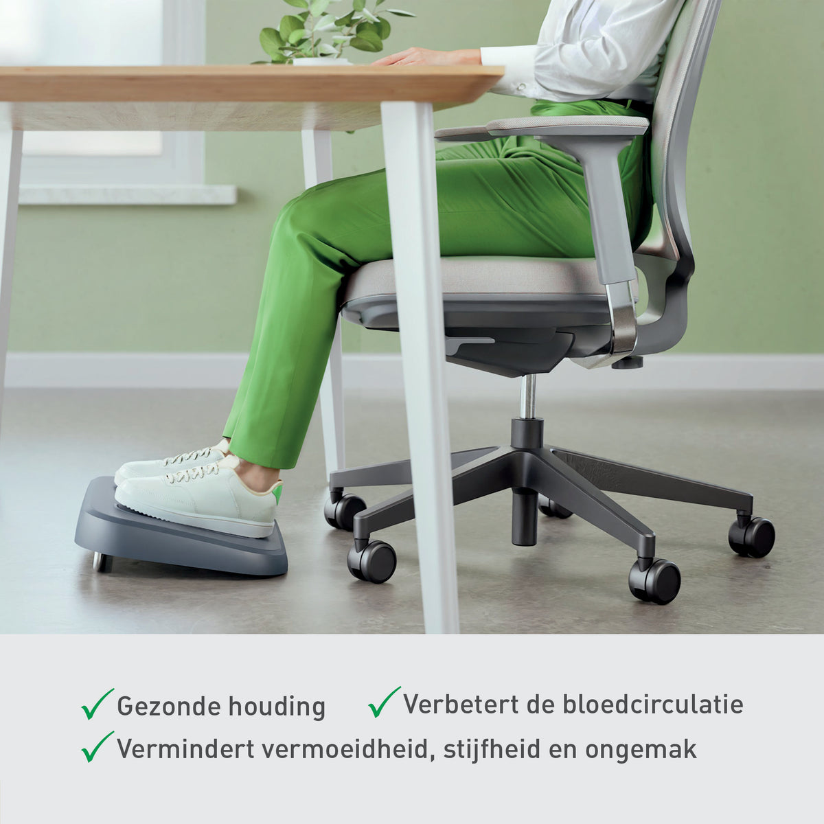 Leitz -  65460089 voetsteun Grijs