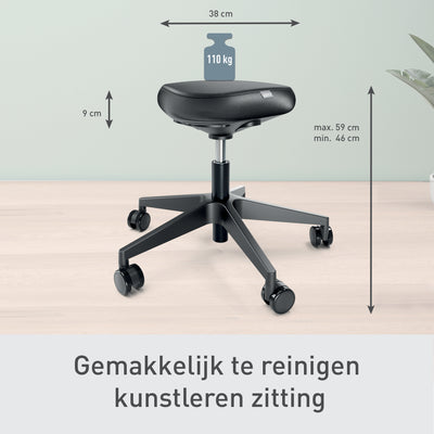 Leitz -  65780095 bureau- en computerstoel Gecapitonneerde zitting