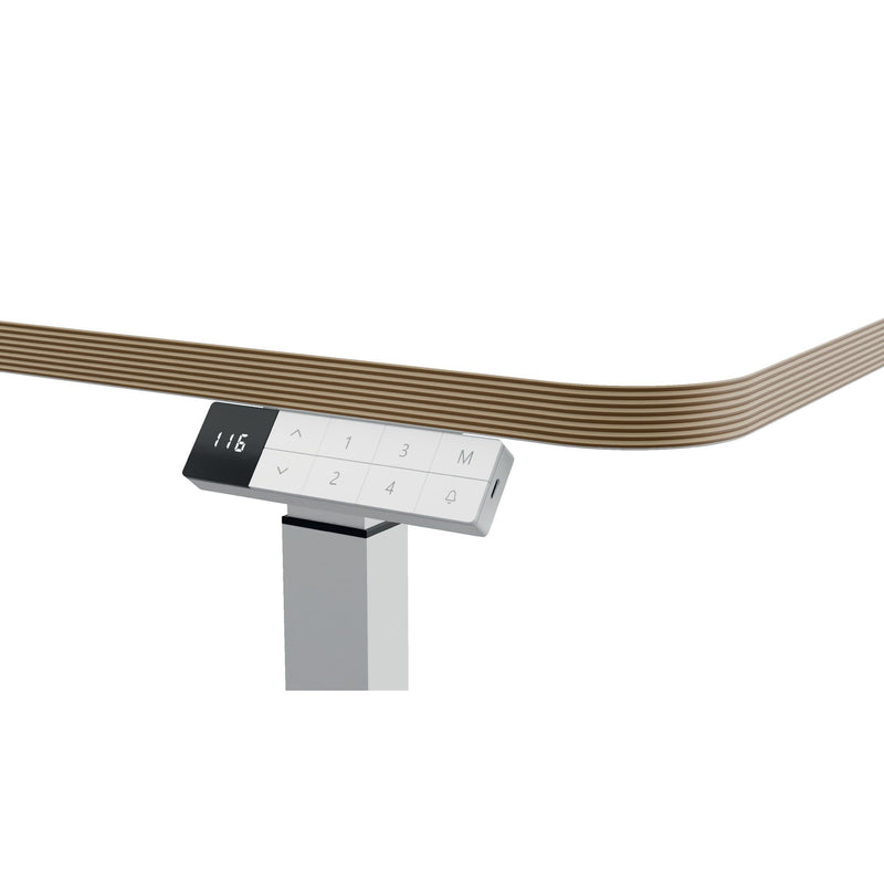 Leitz -  65340001 staande bureau Donkergrijs
