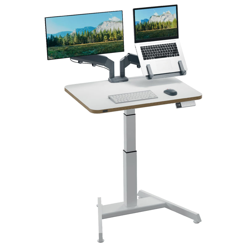 Leitz -  65340001 staande bureau Donkergrijs