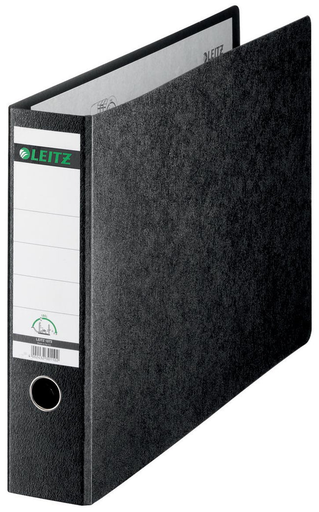 Leitz -  Ordner 1073 180° zonder sleuven en randbeschermers 77mm karton..