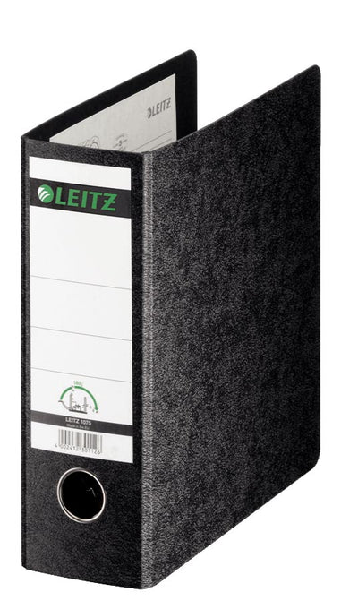 Leitz -  Ordner  1075 77mm karton a5 recht zwart