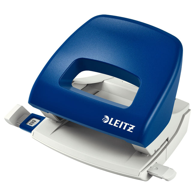 Leitz -  NeXXt papierperforator 16 vel Blauw