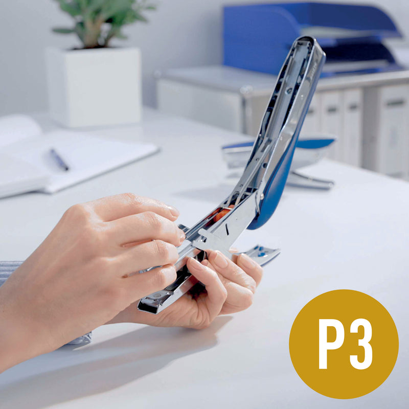 Leitz -  Niettang  bovenlaadmodel p3 30 vel blauw