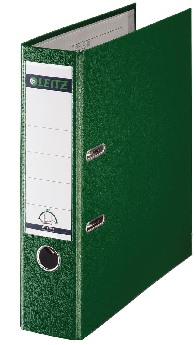 Leitz -  Ordner  1010 180 graden 80mm pp a4 groen