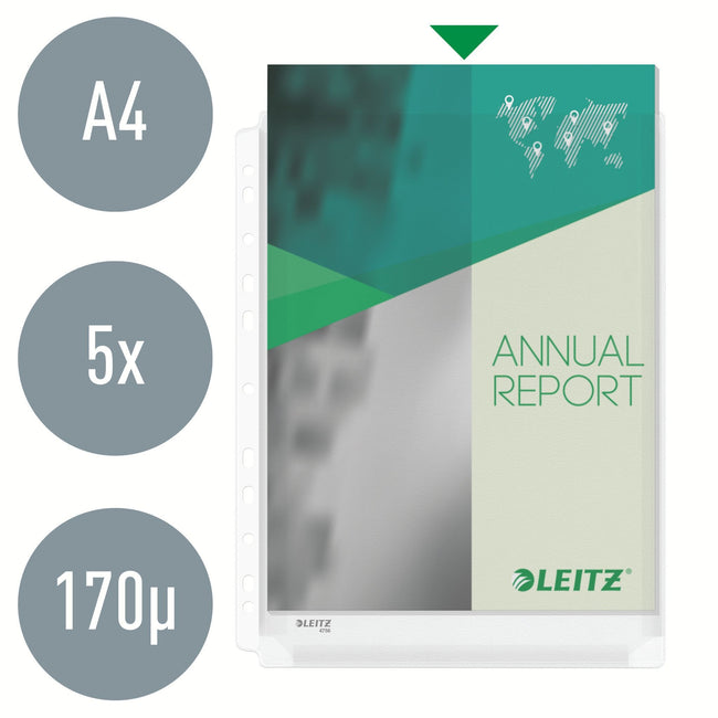Leitz -  47563003 sheet protector 210 x 297 mm (A4) Polyvinyl chloride (PVC)