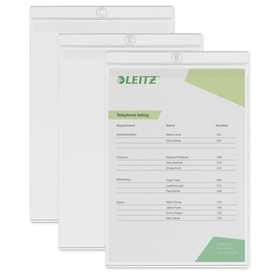 Leitz -  U-map met ophangoog  premium pvc a4 50st