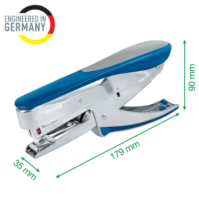 Leitz -  Niettang  bovenlaadmodel p3 30 vel blauw | 5 stuks