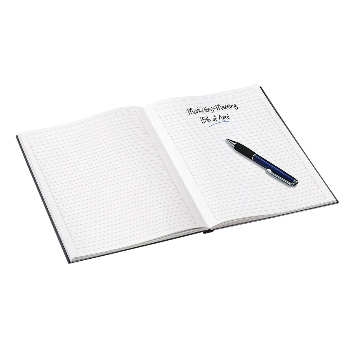 Leitz -  Notitieboek  wow a4 lijn 80v zwart | 6 stuks