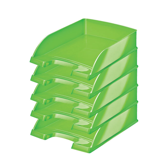 Leitz -  Brievenbak  wow a4 groen | 5 stuks