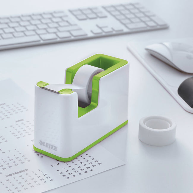 Leitz -  Plakbandhouder  wow wit/groen | 4 stuks