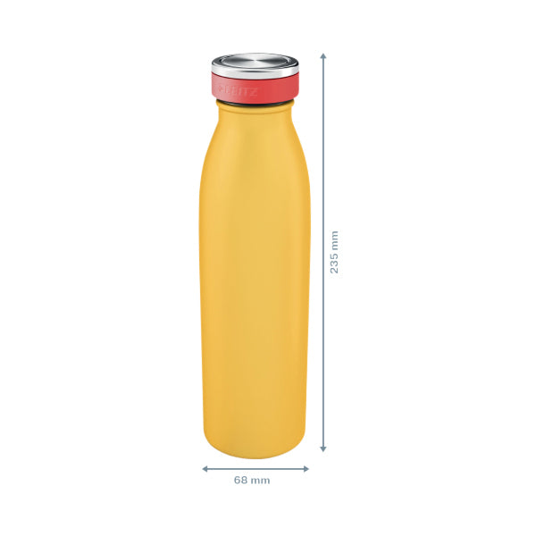 Leitz -  Drinkfles  cosy geïsoleerd warm geel 500ml | 12 stuks