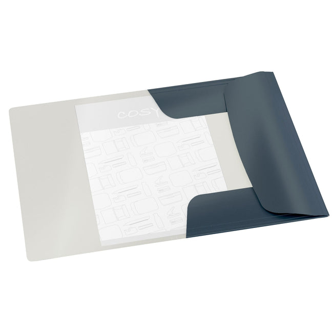 Leitz -  Elastomap  cosy a4 3-kleps grijs | 2880 stuks