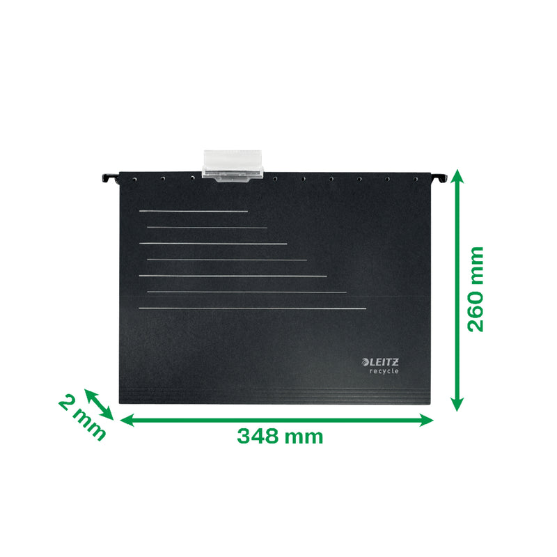 Leitz -  Hangmap  alpha recycle a4 verticaal v-bodem | 10 stuks