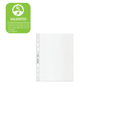 Leitz -  Showtas  recycle 100µ pp a5 transparant | 4 stuks