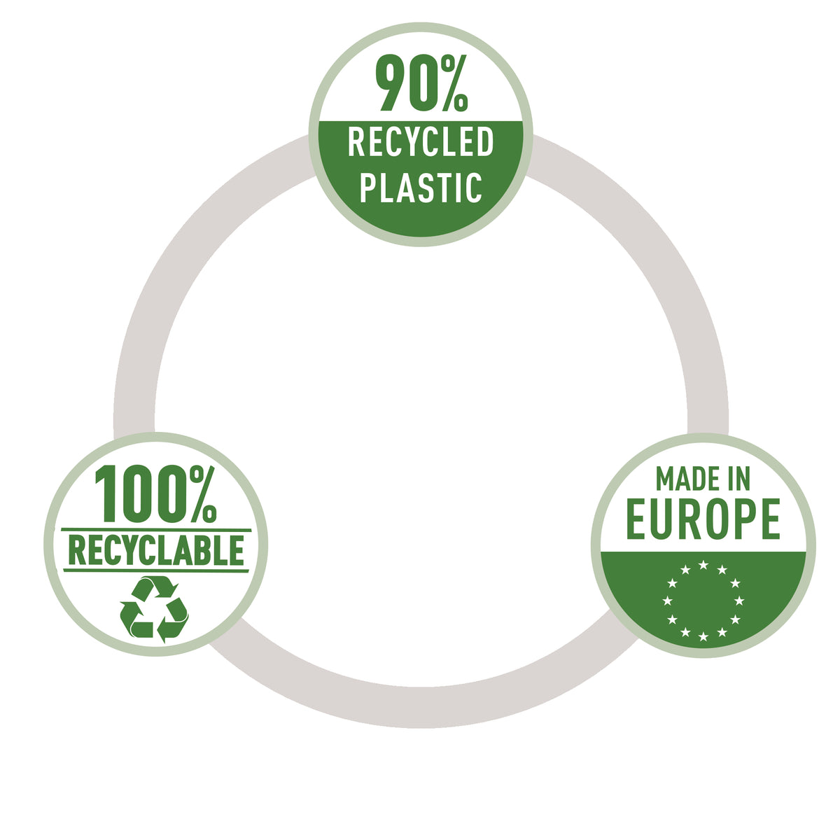 Leitz -  Showtas  recycle 100µ pp a5 transparant | 4 stuks