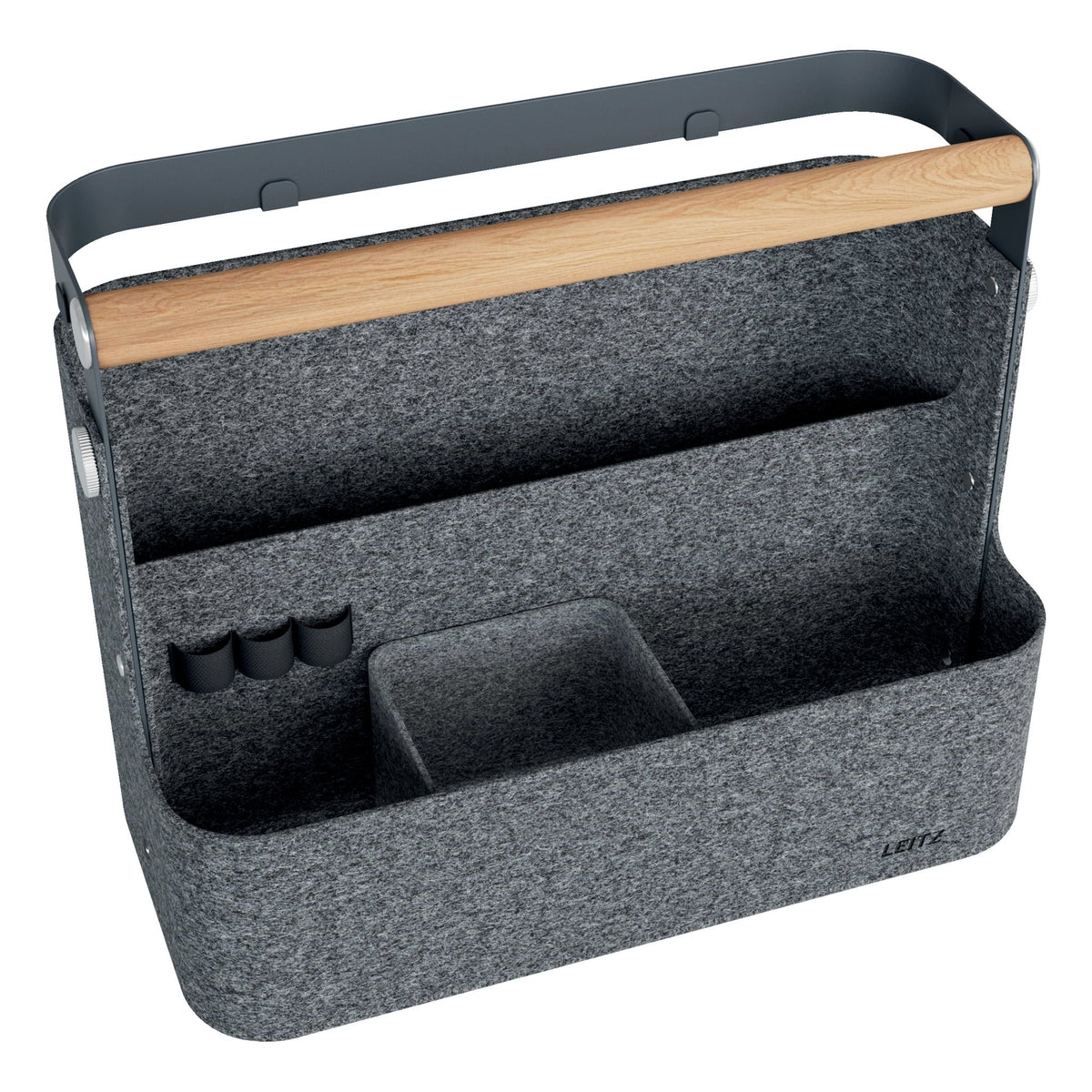 Leitz -  Bureau organizer  draagbaar han donkergrijs | 4 stuks