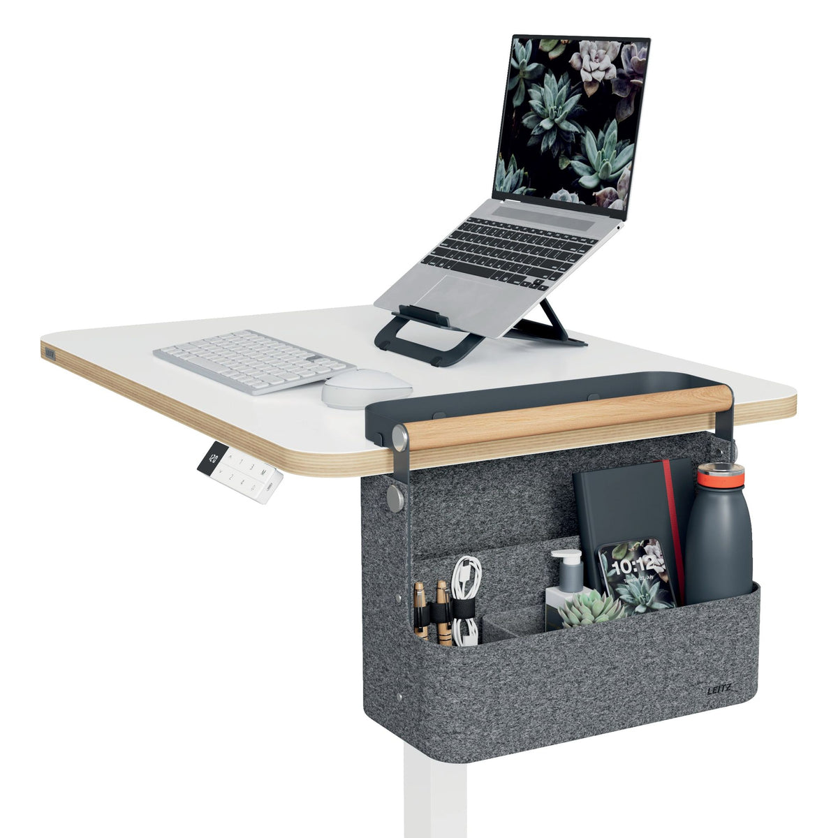 Leitz -  Bureau organizer  draagbaar han donkergrijs | 4 stuks