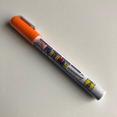 Klika - Posterman Stift PM -20 Oranje Fine