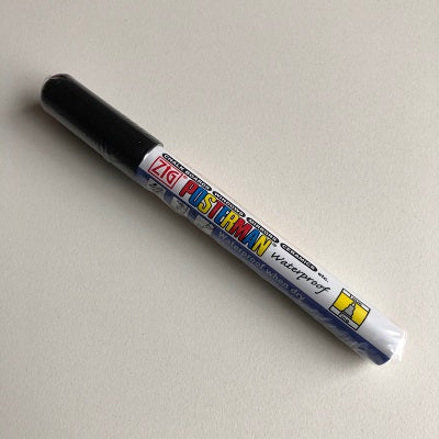 Klika - Posterman stift PMA-20 zwart fine50 stuks