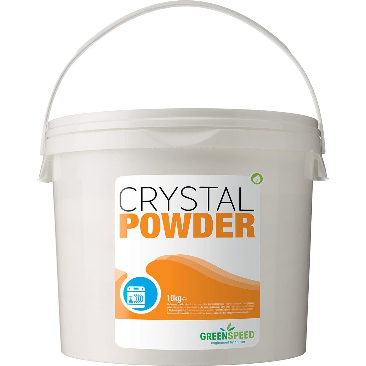 Greenspeed - vaatwaspoeder Crystal Powder, emmer van 10 kg