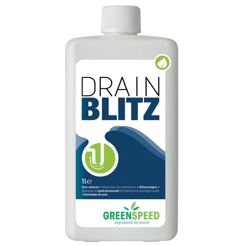 Greenspeed -  by ecover ontstopper Drain Blitz, flacon van 1 liter