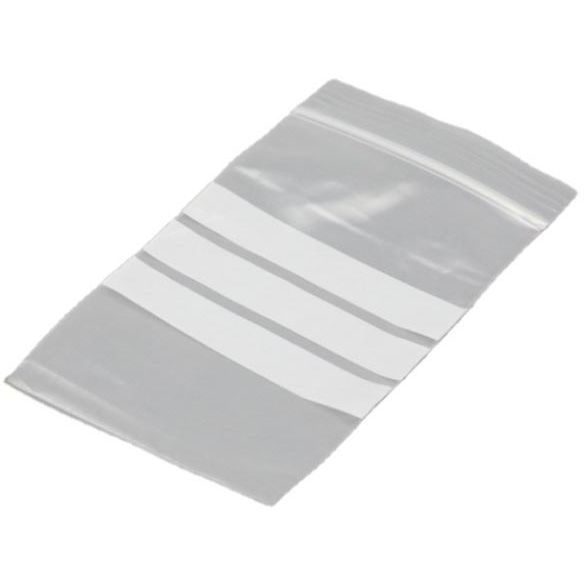 Without brand - grip seal bags, ft 230 x 320 mm, 50 micron, with writing surface and hanging hole, box of 1000 pieces