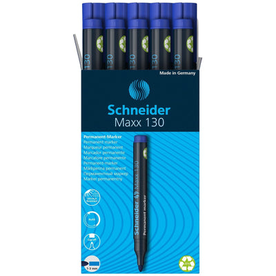 Schneider -  Permanent marker maxx 130 1-3mm blauw
