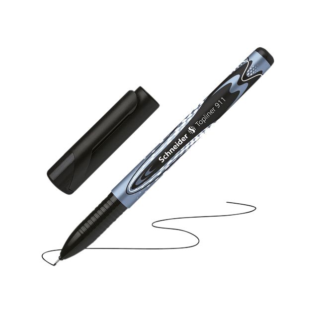 Schneider -  Fineliner topliner 911 0.4mm zwart | 10 stuks