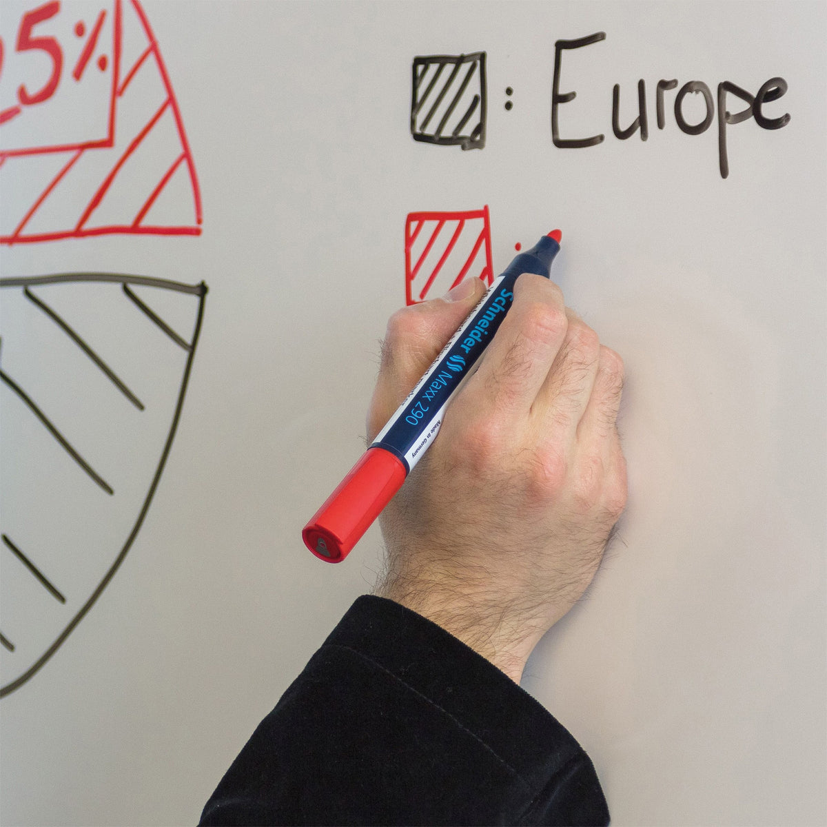 Schneider -  Whiteboardmarker maxx 290 2-3mm 6st
