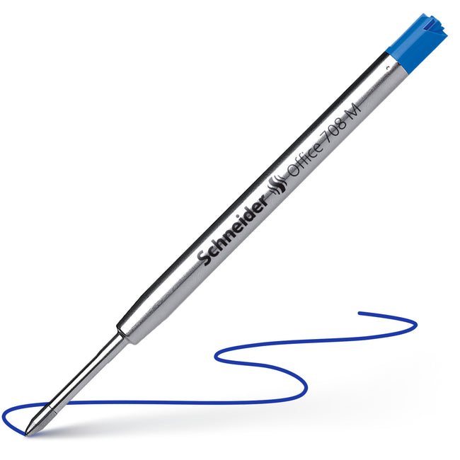 Schneider -  Balpenvulling 7083 jumbo tbv parker m bl | 10 stuks