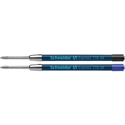 Schneider -  Balpenvulling 735 express m blauw | 10 stuks