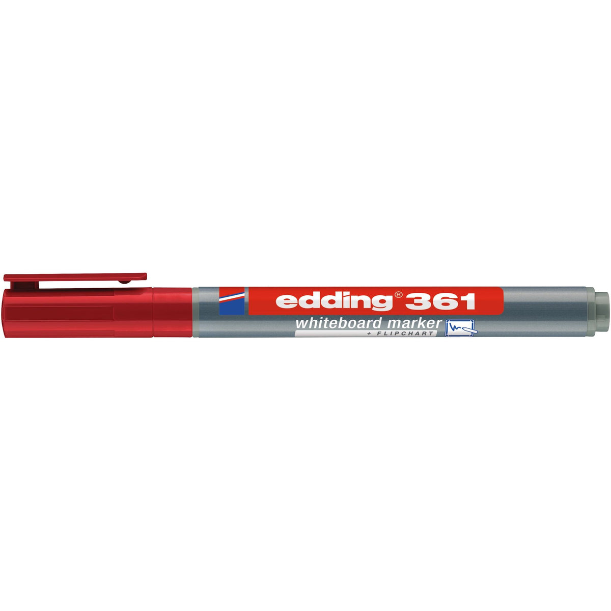 Edding -  Whiteboardmarker  361 rond 1mm rood | 10 stuks