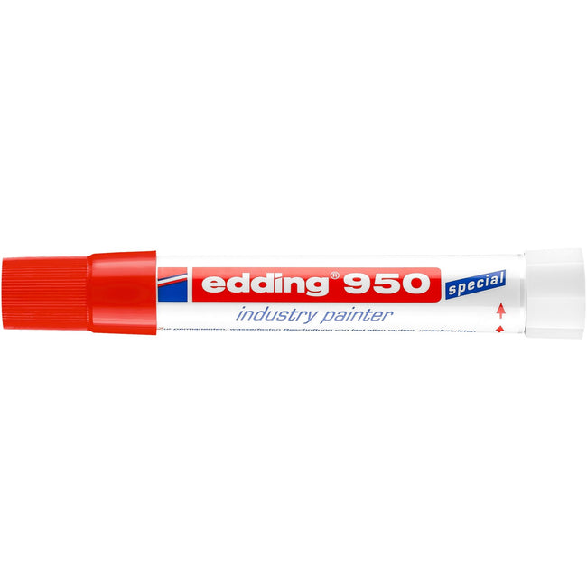 Edding -  Viltstift  950 pasta rond 10mm rood | 10 stuks