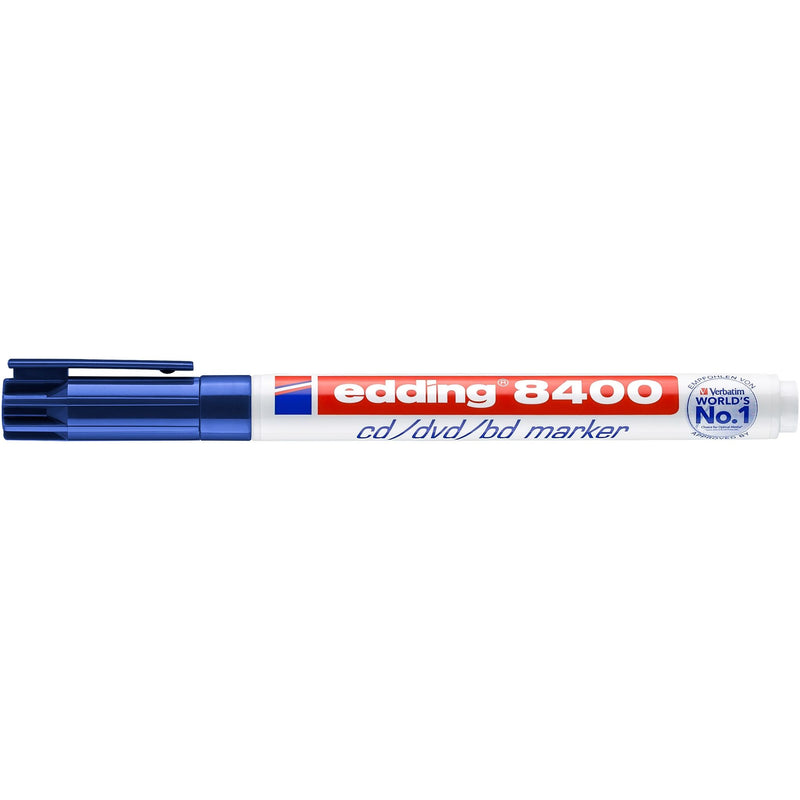 Edding -  Cd marker  8400 rond 0.5-1mm blauw