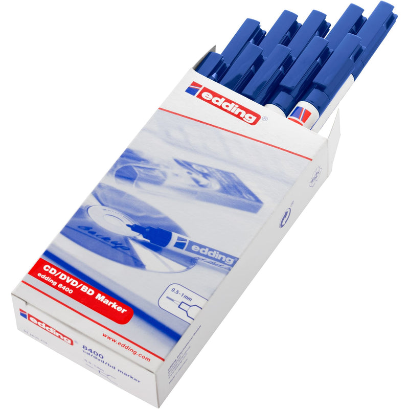 Edding -  Cd marker  8400 rond 0.5-1mm blauw