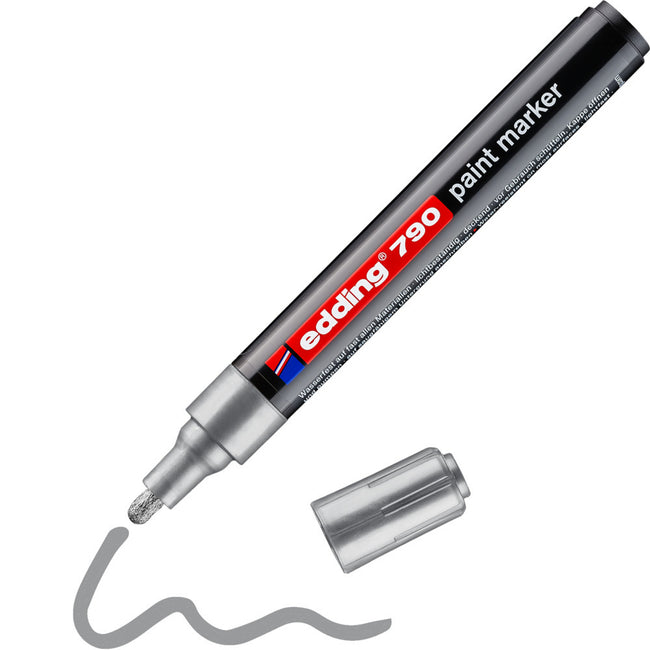Edding -  Paintmarker  790 alcoholbasis 2-3mm zilver