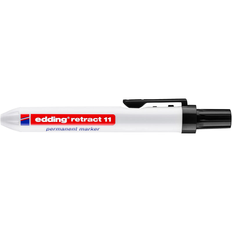 Edding -  Viltstift  11 rond drukknop 1.5-3mm zwart | 10 stuks