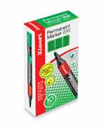 Luxor - 250 rotulador permanente rojo 1-3 mm 150 piezas