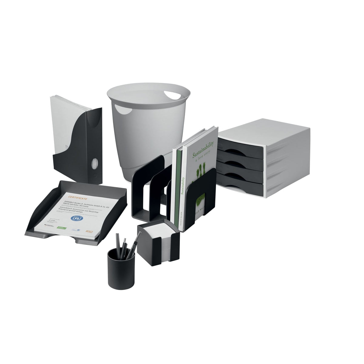 Durable -  Catalogusrek  eco zwart | 2 stuks