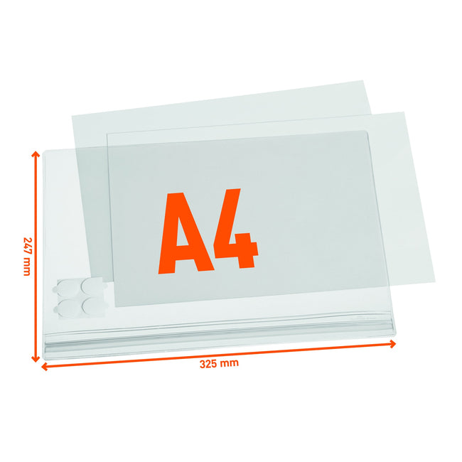 Durable -  Infohoes  waterbestendig a4 zelfklevend